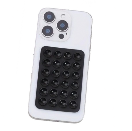 Soporte Celular Chupitos De Succión Silicona Negro