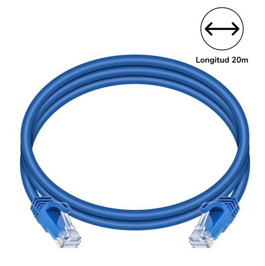 Cable Red Ethernet Rj45 20m