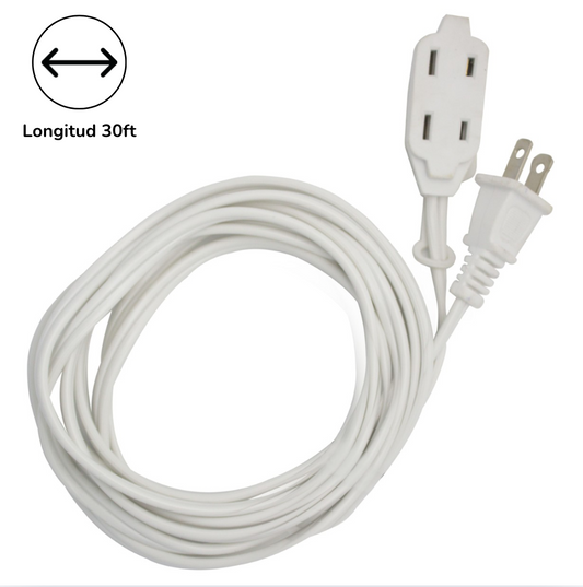 Extensión Eléctrica 30ft / 9.1m