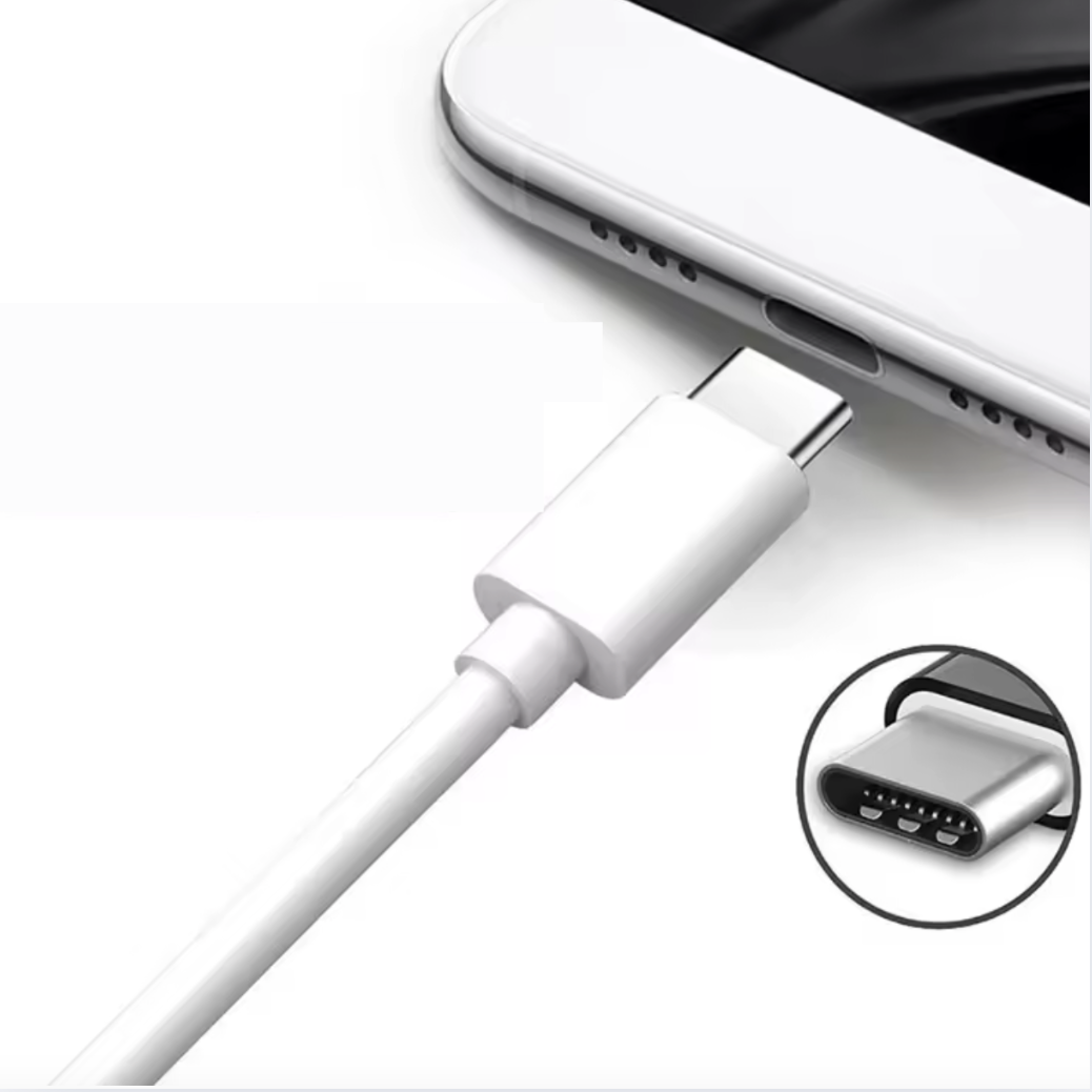 Cable Android 2 Metros Tipo C A Tipo C Carga Rápida 3.1 A