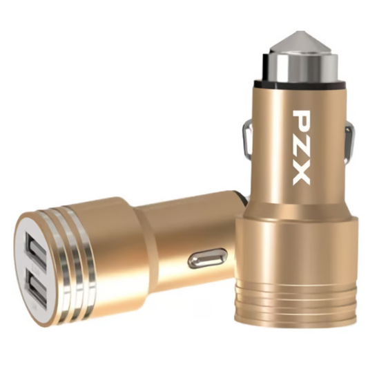 Cargador Para Carro Carga Rapida Tipo Usb + Usb