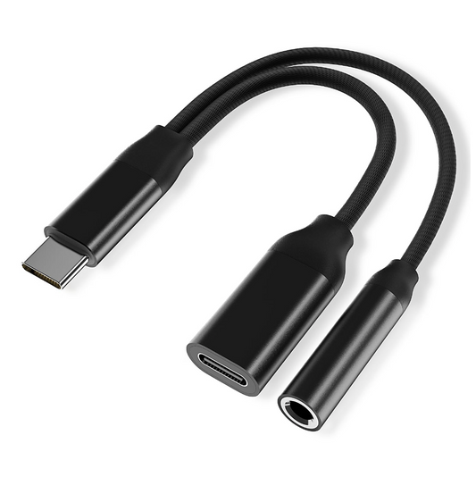 Adaptador Convertidor Tipo C a Tipo C Y Plug