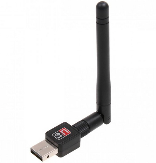 Adaptador Receptor Wifi Usb Inalámbrico Con Antena 1200 Mbps