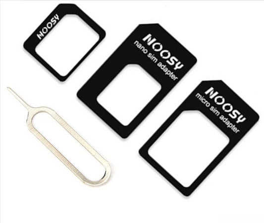 Convertidor De Tarjeta Sim, Nanosim Y Microsim Y Clip Extractor