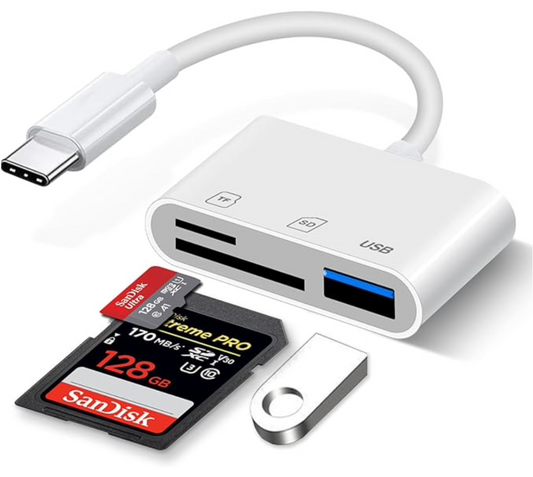 Convertidor Tipo C A Usb/sd/micro Sd
