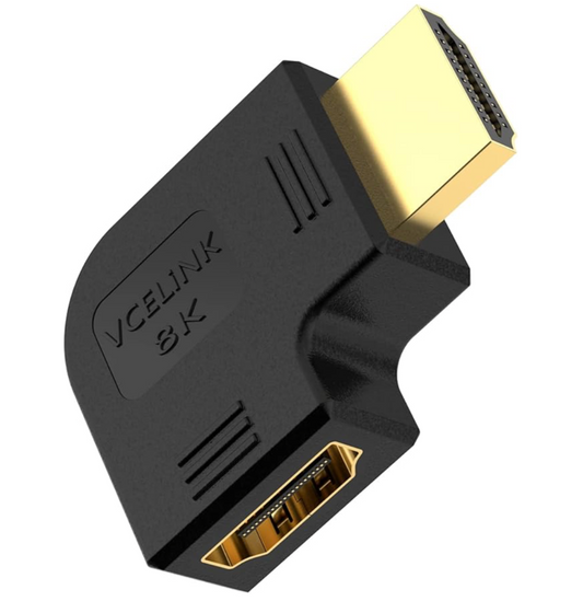 Adaptador Hdmi 270 Grados Conector Codo Hdmi 2.1 Macho A Hembra