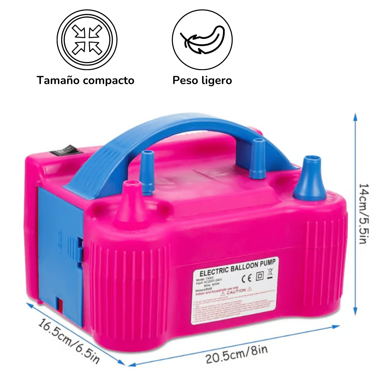 Inflador Eléctrico De Bombas