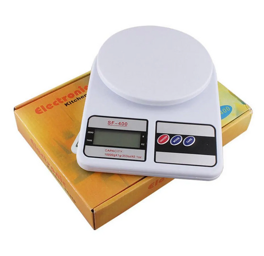 Gramera De Cocina Digital Sq Cozinha Sf-400 Pesa Hasta 10kg Blanca