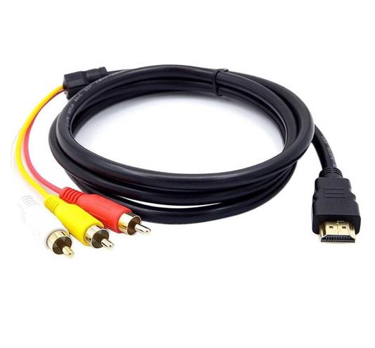 Cable Hdmi A Rca 1080p