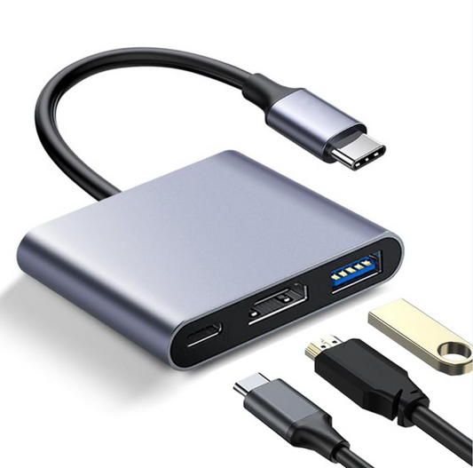 Adaptador Tipo C A Hdmi / Usb / Tipo C