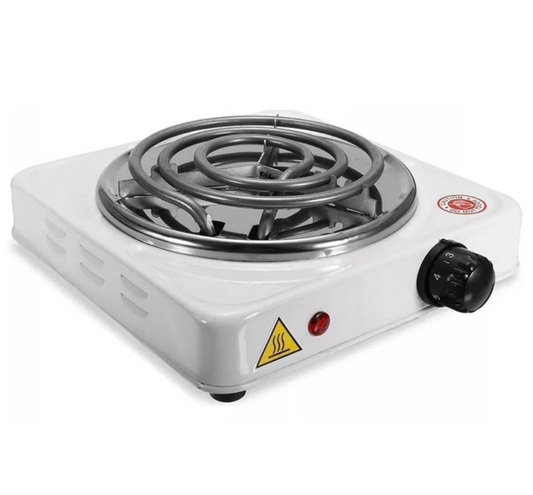 Fogon Cocina Electrica 1 Puesto Hornilla Hot Plate Jx-1010b Color Blanco 110v/220v
