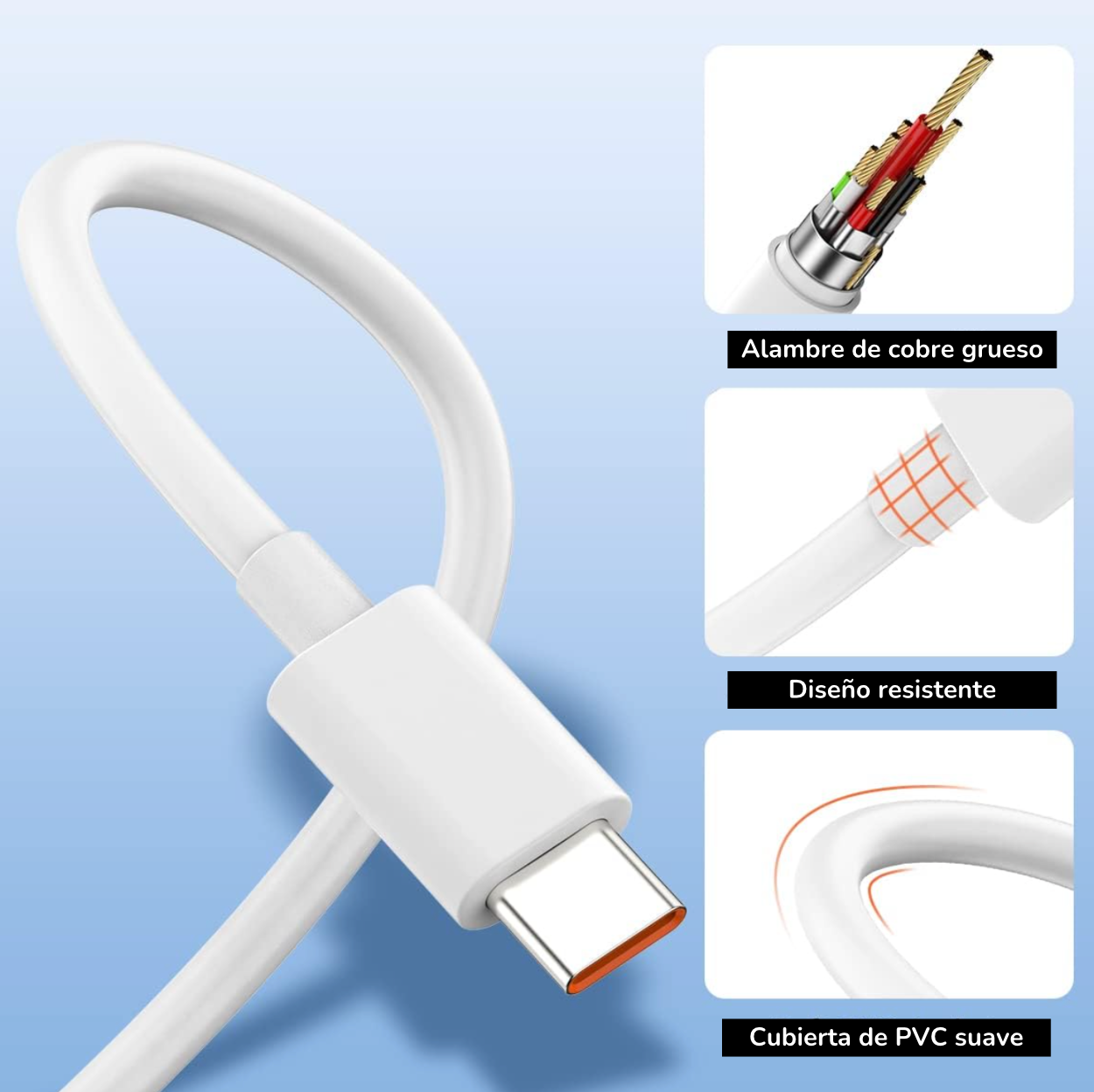 Cargador Completo Xiaomi 67w Cubo + Cable Generico