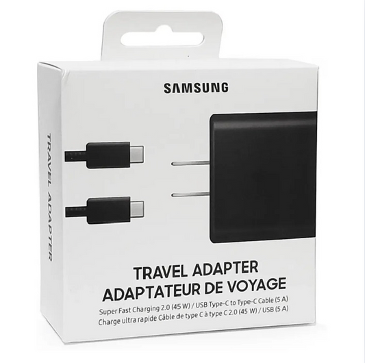 Cargador Completo Samsung 45w - Cubo Y Cable Genérico