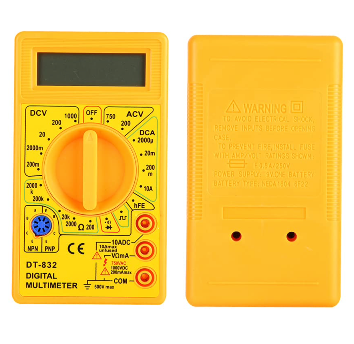 Multimetro Digital Con Sonido Osblack