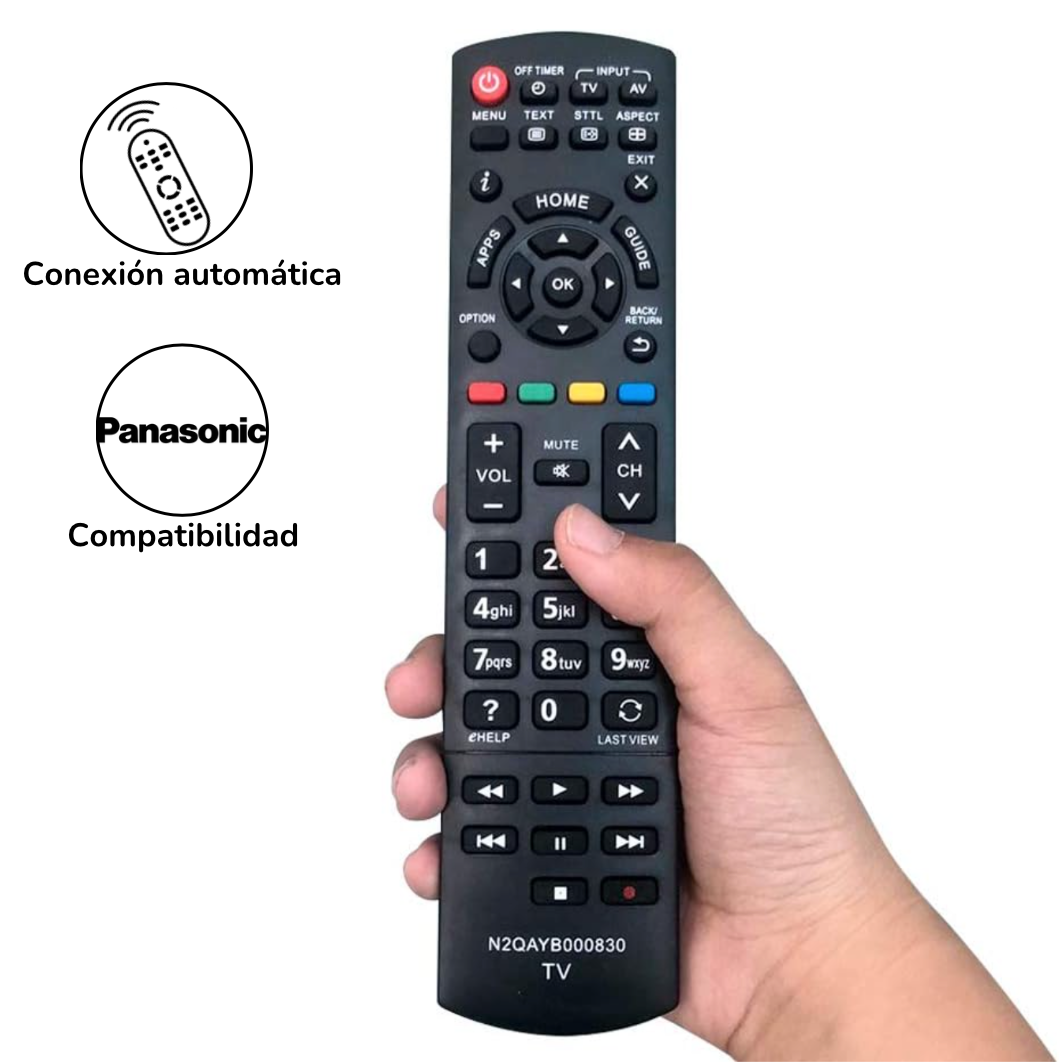 Control Remoto Tv Panasonic Universal Genérico