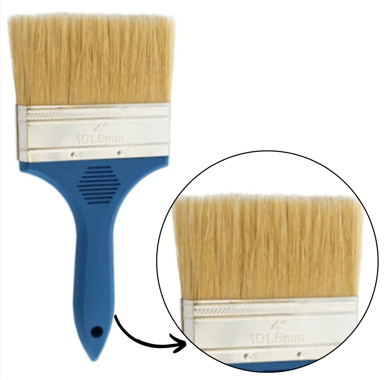 Brocha Para Pintar Pared 4 Pulgadas