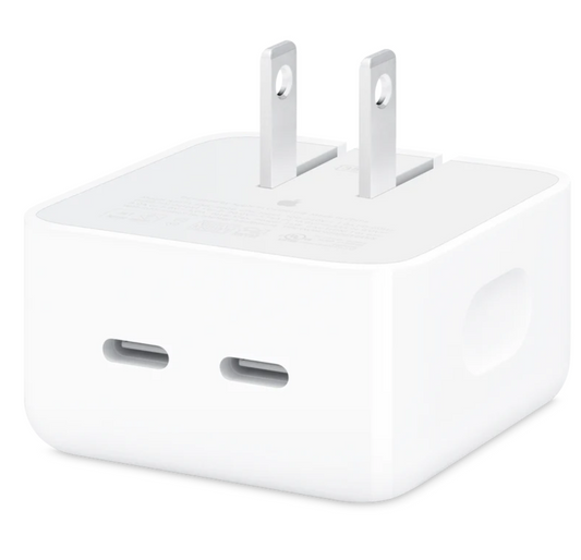 Cargador Adaptador Iphone Carga Rapida 60w Doble Puerto Usb-c (tipo C) Generico