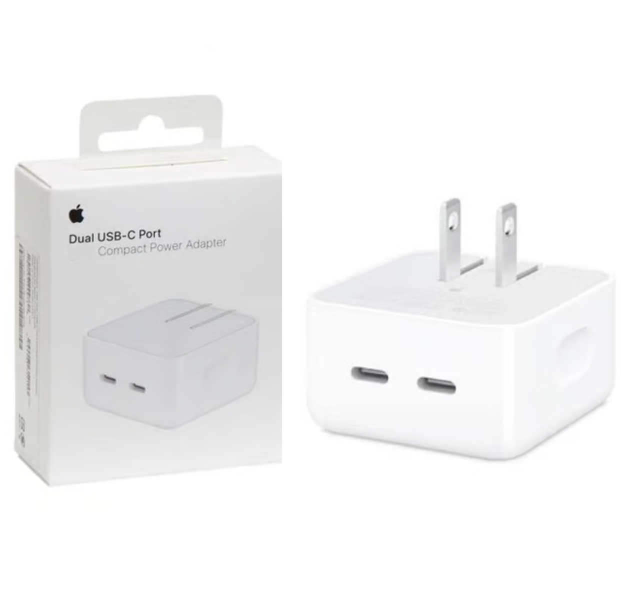 Cargador Adaptador Iphone Carga Rapida 60w Doble Puerto Usb-c (tipo C) Generico