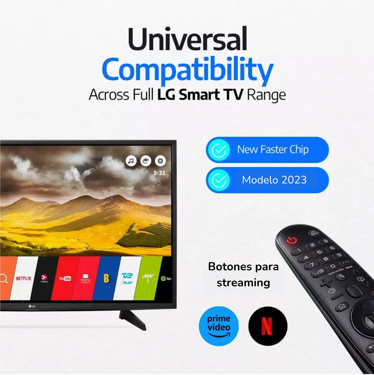 Control Remoto Tv Lg Magic Mando A Distancia Para Smart Tv Lg 03