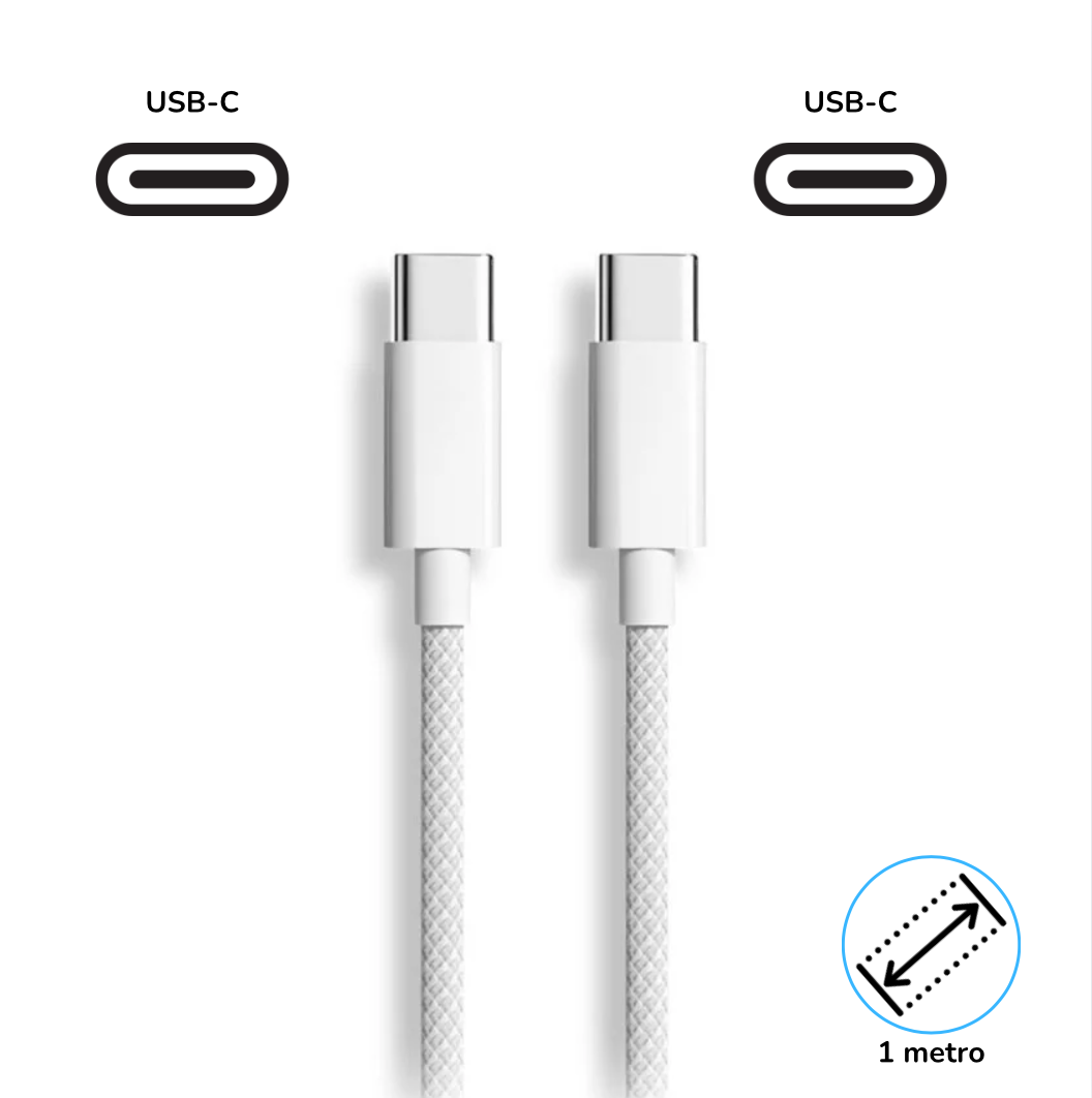 Cargador Iphone Tipo C Genérico Cable Iphone 1 Metro