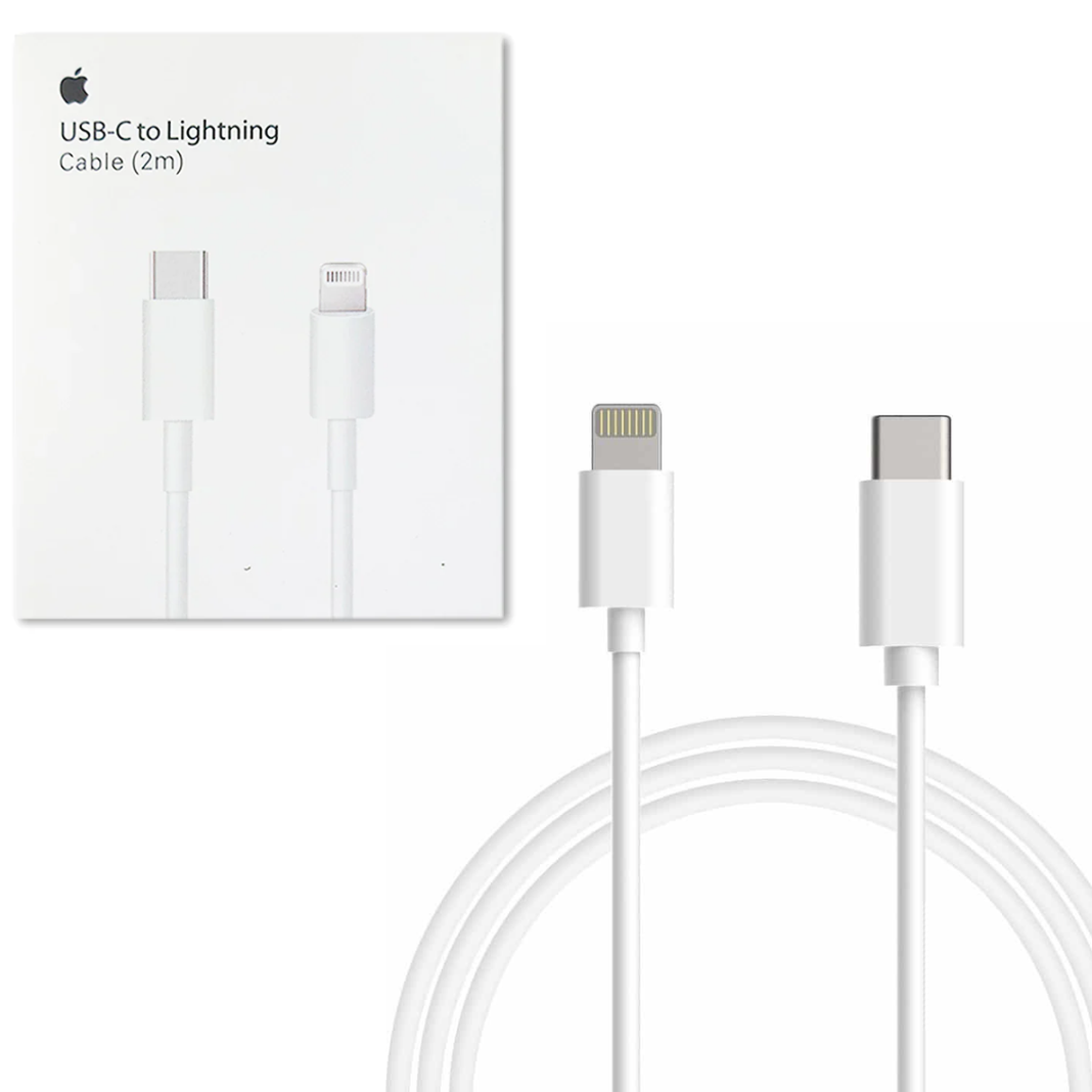 Cargador Iphone Usb-c To Lighting Generico Cable Iphone 2 Metros
