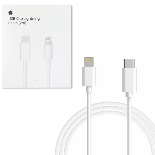 Cargador Iphone Usb-c To Lighting Generico Cable Iphone 2 Metros