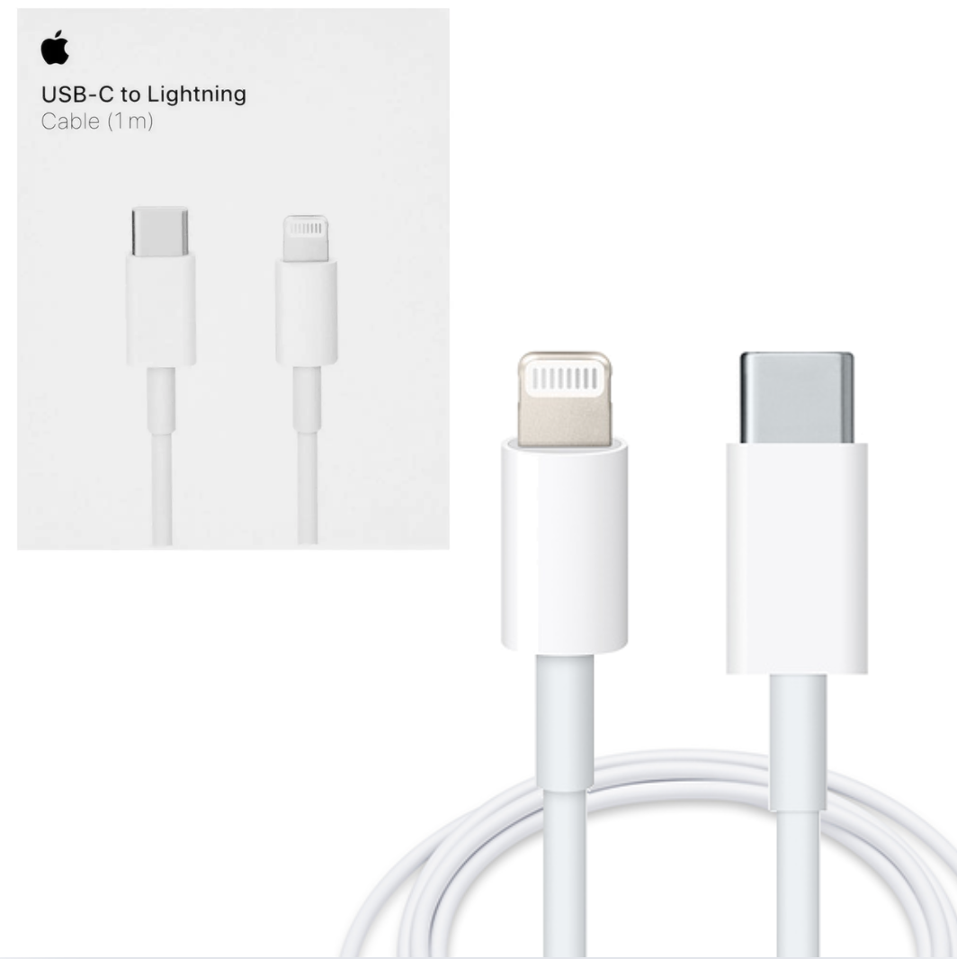 Cargador Iphone Usb-c To Lightning Generico Cable 1 Metro