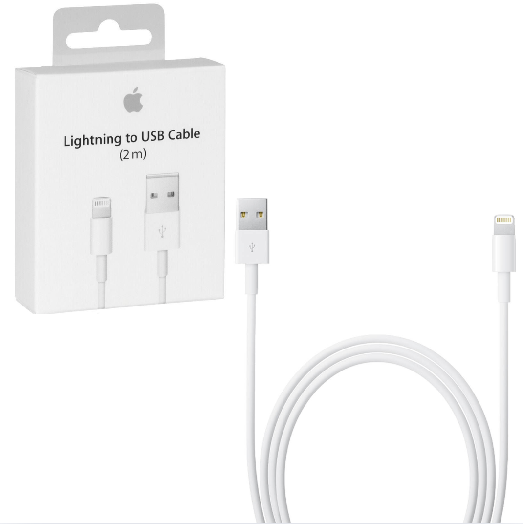 Cargador Iphone Lightning To Usb Generico Cable Iphone 2 Metros