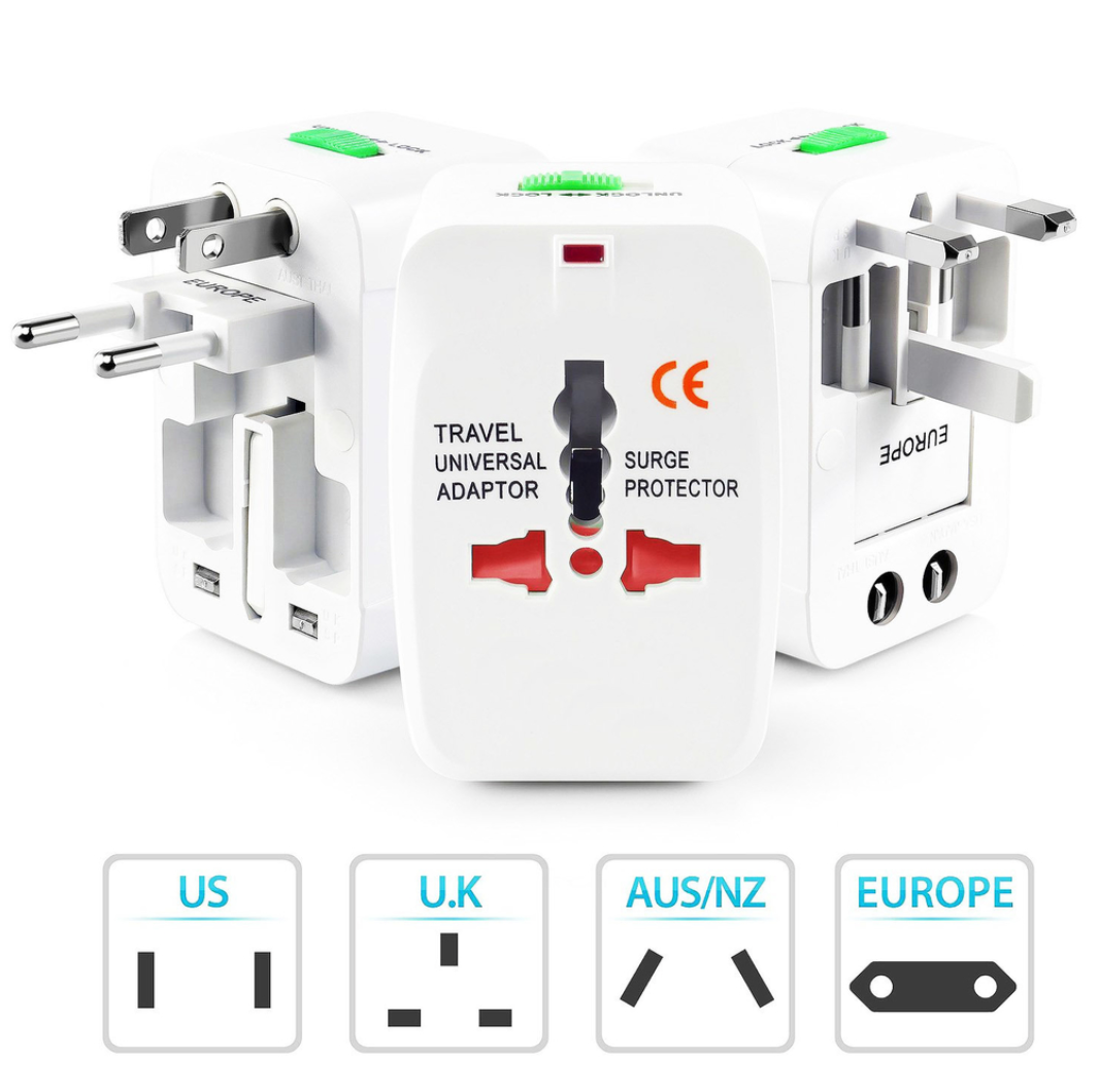 Adaptador Convertidor Viajero Universal