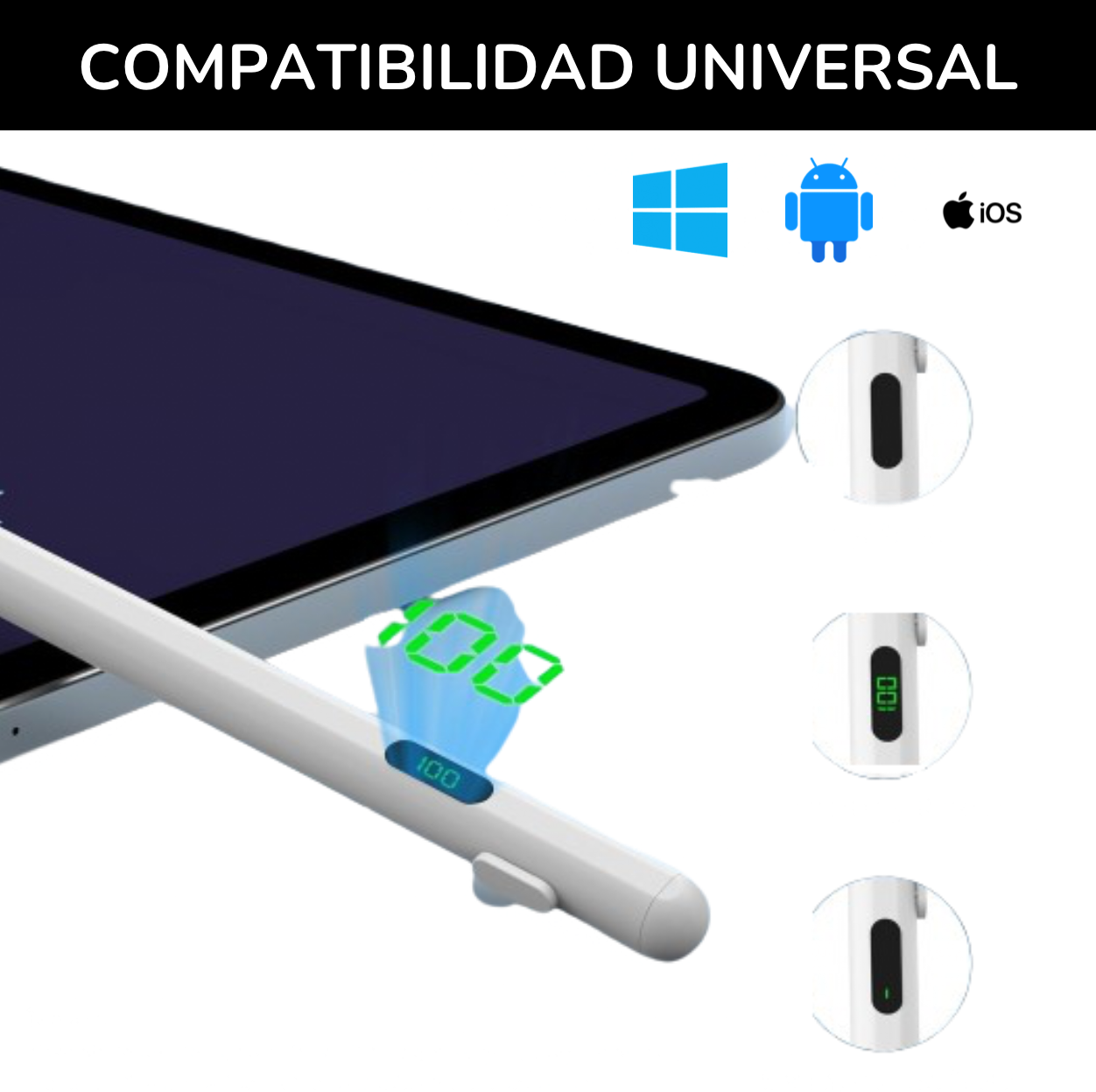 Lápiz Táctil Óptico Universal