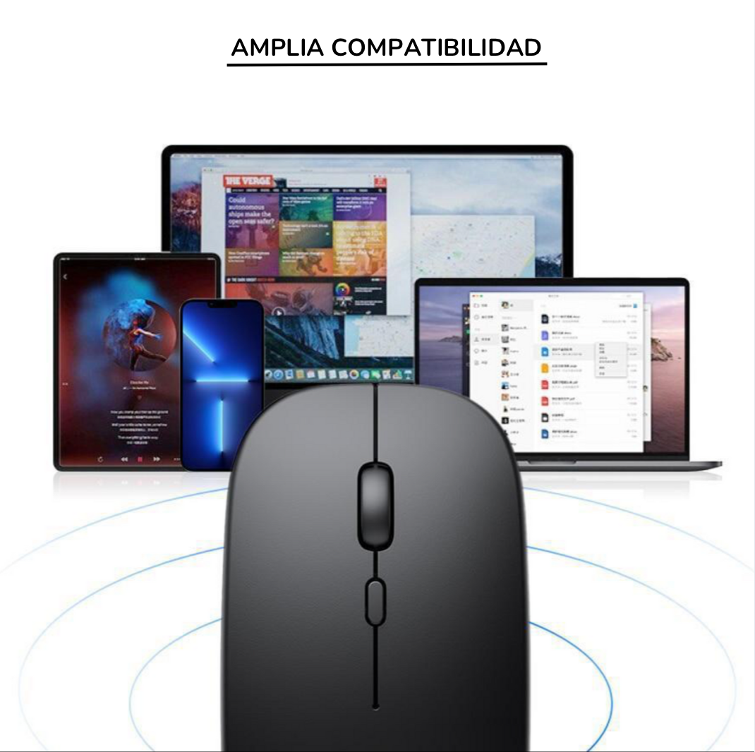 Mouse Inalambrico Recargable