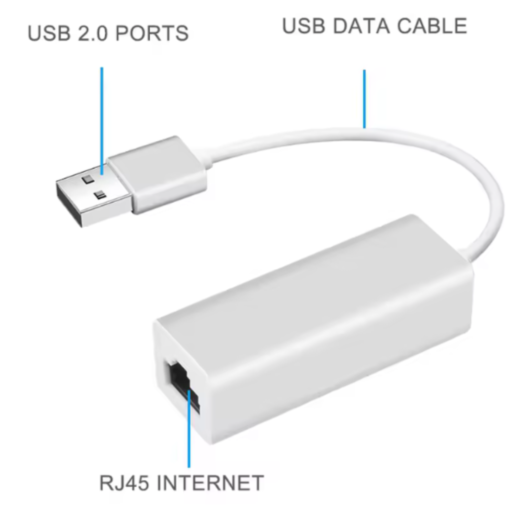 Adaptador Convertidor Usb A Ethernet 2.0 Gigabit Rj 45 Lan Cable De Red