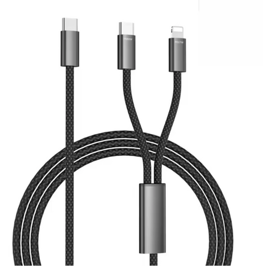 Cable 2 En 1 Cable Tipo C A Tipo C Y Lightning