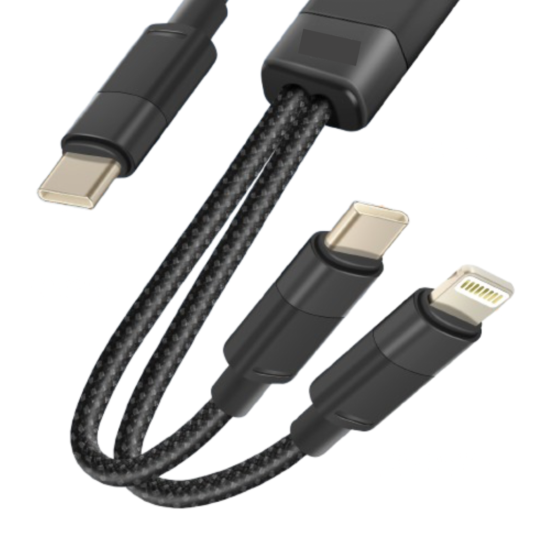Cable 2 En 1 Cable Tipo C A Tipo C Y Lightning