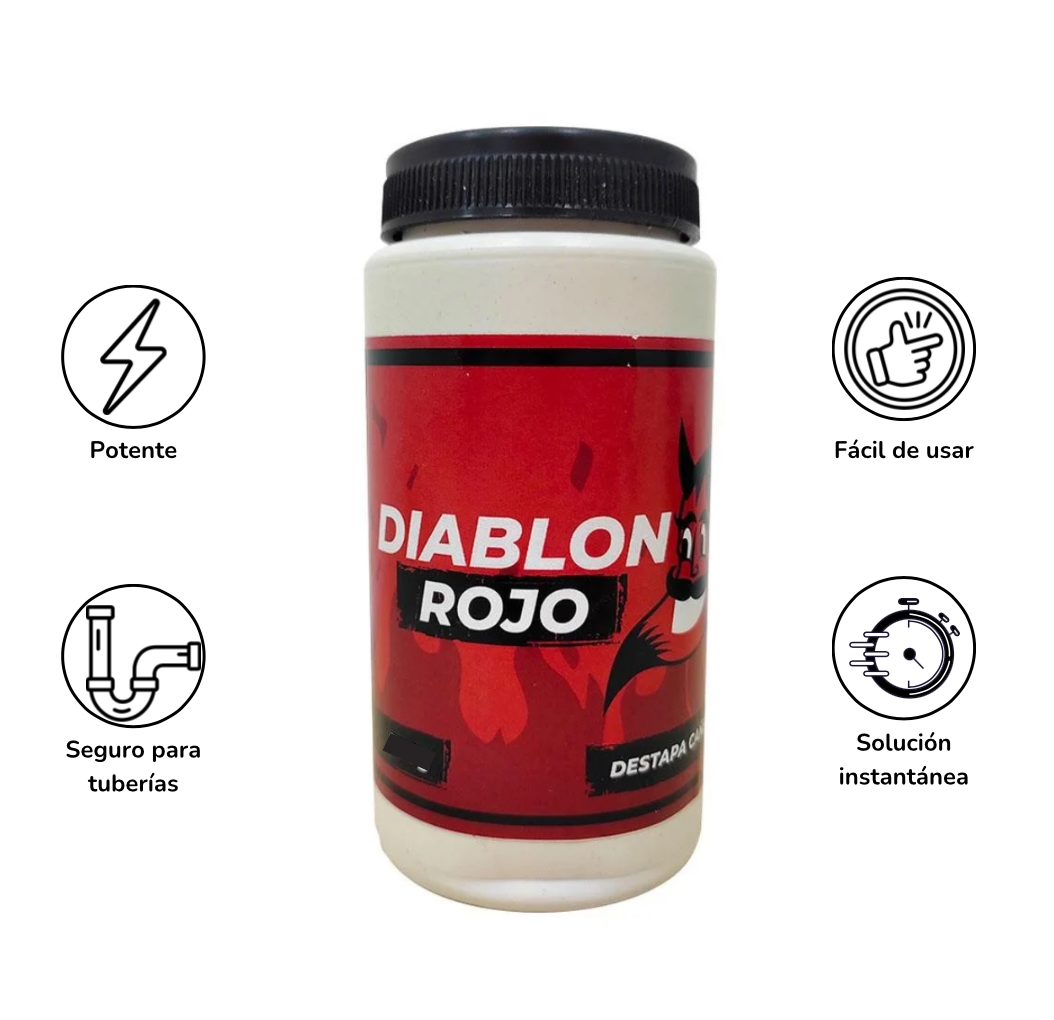 Destapa Cañerías Diablo Rojo 250g