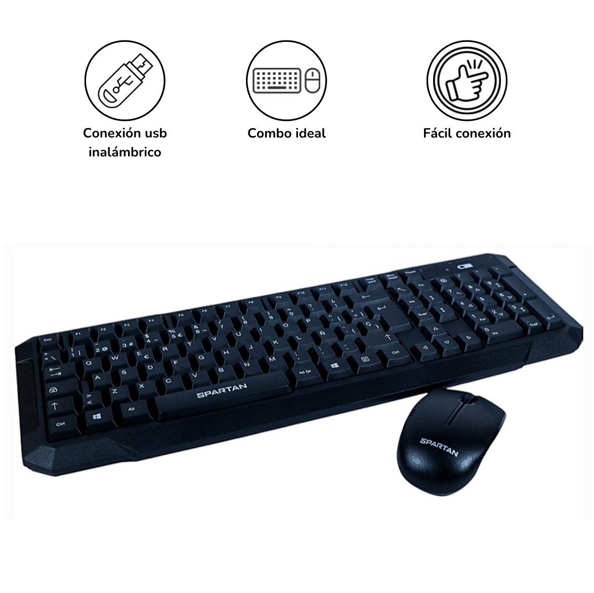 Combo Teclado Y Mouse Inalámbrico