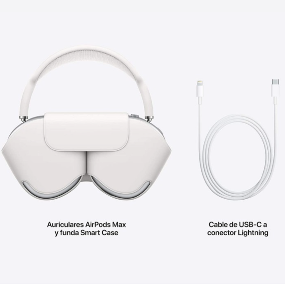 Audífonos Airpods Max Auriculares Inalámbricos Genéricos Plata