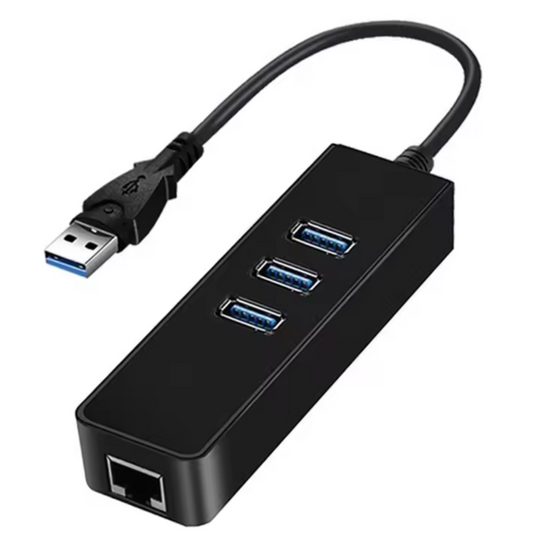 Adaptador Usb a Ethernet Rj45 Y 3 Usb