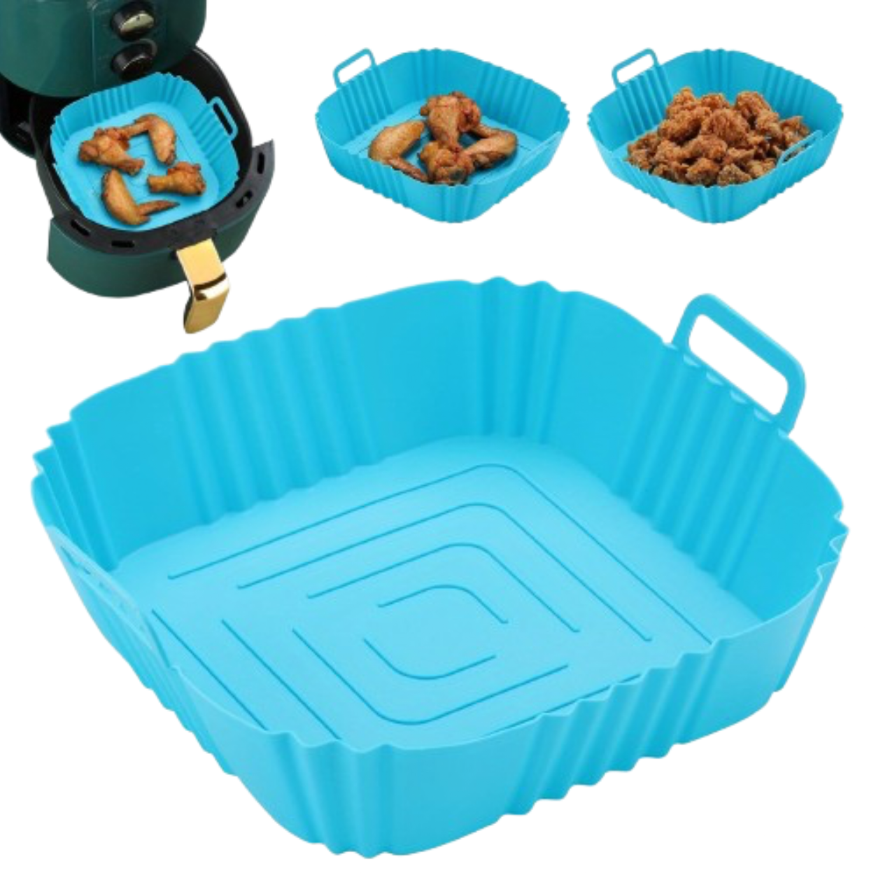 Molde Canasta Silicona Air Fryer