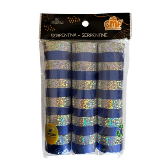 Serpentina Metalizada x36