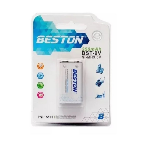 Pila Recargable Beston 9v 250mah