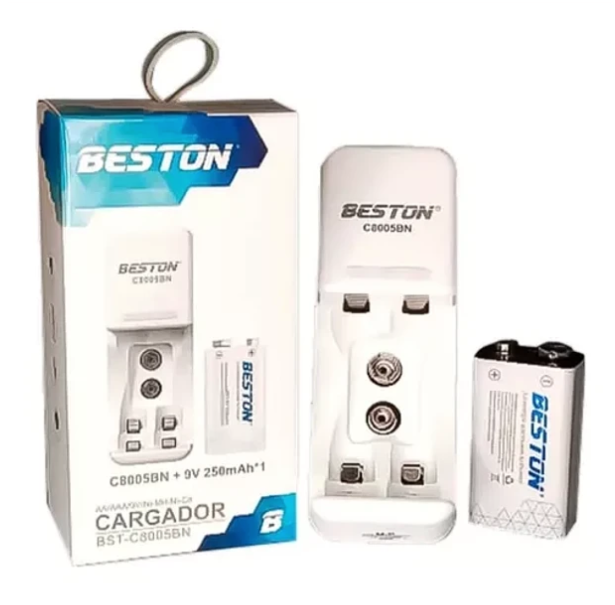 Batería Recargable Beston 9v Con Pila 9v