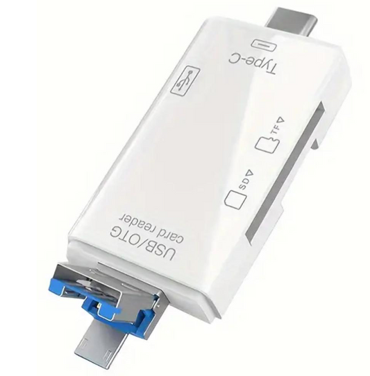 Lector De Tarjetas Usb Para Usb/tipo C/ Micro Usb