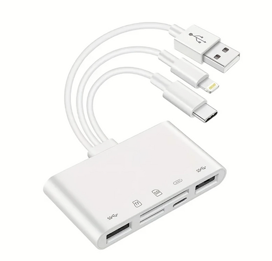 Lector Tarjeta Sd/micro Sd Para Usb/tipo C/ Lightning