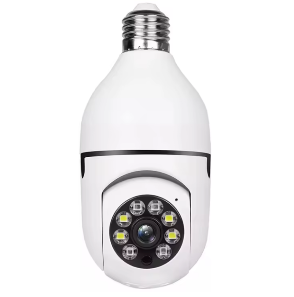 Cámara de Seguridad Wifi Bombillo Panorámica