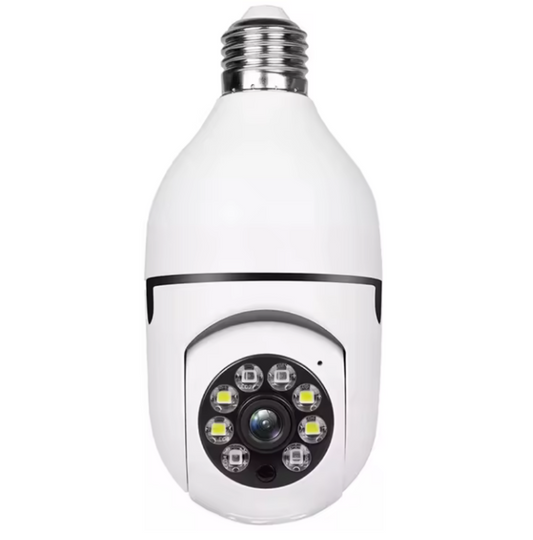 Cámara de Seguridad Wifi Bombillo Panorámica
