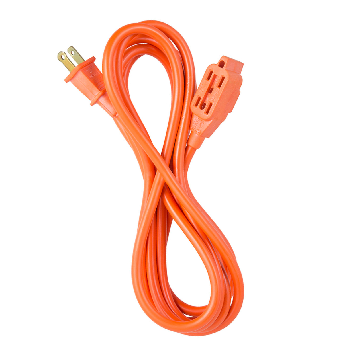 Professional Orange 3 Meter Power Extension Cord