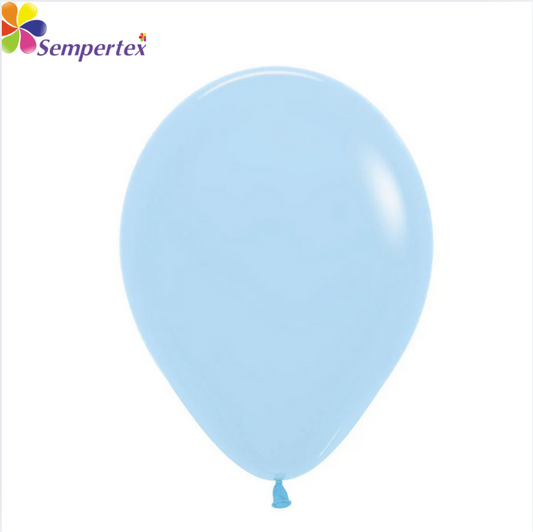 Globos Sempertex Bombas 50 Unidades Pastel Mate Azul