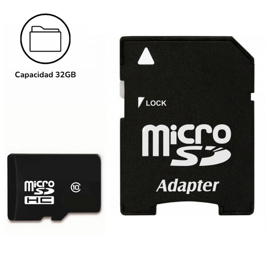 Memoria Micro Sd 32gb Clase 10 Con Adaptador Sd Dg