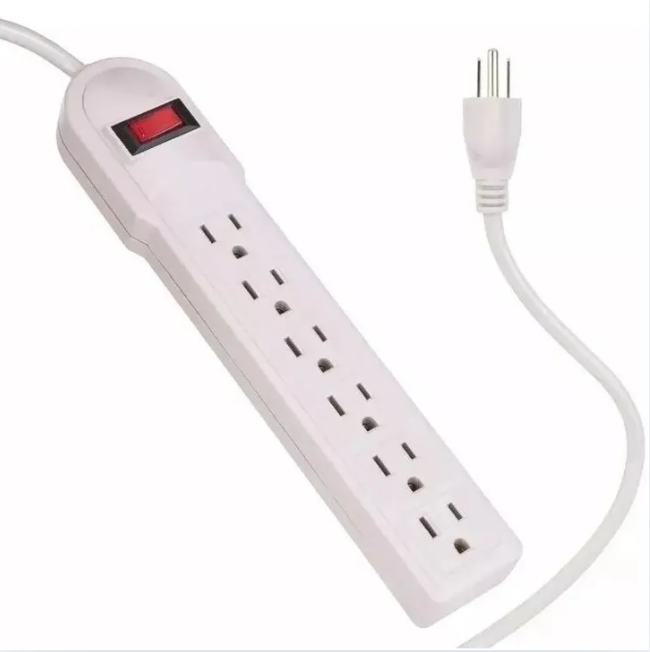 Regleta Eléctrica Base Múltiple Multipuerto Con Extension De 3m